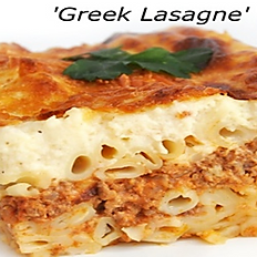 Pasticcio "Greek lasagne"